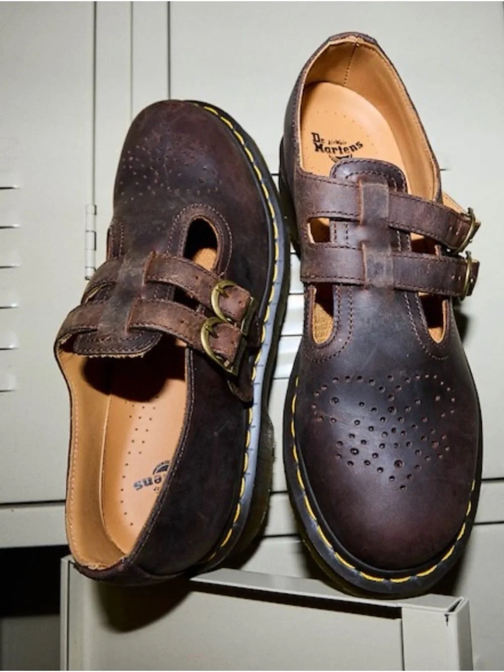Dr. Martens 8065 Mary Jane Casual Shoe - Dark Brown